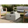 Image de Hector - table basse de jardin carrée 68x68 cm béton gris