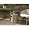 Image de Hector - table d'appoint de jardin ronde 40x40 cm béton gris