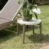Image de Hector - table d'appoint ronde diam 50 cm plateau béton beige