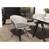 Image de Vick - chaise de jardin en rotin synthétique gris avec coussin gris