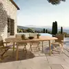 Image de Vick - table de jardin extensible en bois d'acacia huilé 180 à 240cm