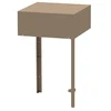 Image de Support d'angle taupe pour cuisine extérieure - le marquier