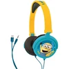 Image de Casque stéréo filaire pliable avec limitation de volume d'écoute les minions