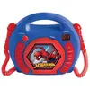 Image de Lecteur cd portable avec 2 microphones spiderman