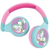Image de Casque 2 en 1 licorne bluetooth et filaire avec limitation de son