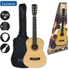 Image de Guitare acoustique en bois avec housse de transport