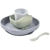 Image de Coffret repas silicone galet (4 pièces)