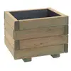 Image de Bac à fleurs carré en bois first