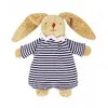 Image de Lapin nid d'ange hochet mariniere 19cm