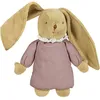 Image de Peluche musicale lapin nid d'ange vieux rose (28 cm)