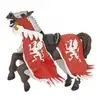 Image de 39388 cheval du roi au dragon rouge