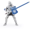 Image de Figurine chevalier lion lance bleu