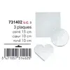 Image de Lot de 3 plaques a picots perlou