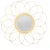 Image de Miroir marguerite rotin d38.5