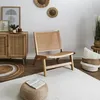 Image de Fauteuil en bois et cannage