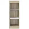 Image de Galipette sacha petite bibliotheque finition chene du bocage 33x38x90cm