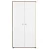 Image de Armoire 2 portes bois blanc