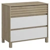 Image de Commode 3 tiroirs bois blanc