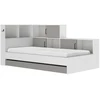 Image de Lit gabin 90 x 200 cm blanc et gris