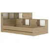 Image de Lit rangement erwan 90x200 chêne