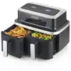 Image de Kitchen chef friteuse sans huile double 2600w noir