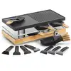 Image de Appareil à raclette 8 personnes 1200w gril naturamix rac.wood-8