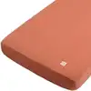 Image de Drap housse en mousseline de coton terracotta (70 x 140 cm)