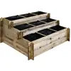 Image de Carré potager en bois à étages