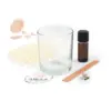 Image de Kit bougie DIY lithothérapie quartz rose
