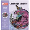 Image de Un coloriage velours licorne