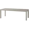 Image de Table de jardin rectangulaire alu evasion 8 places effet bois lin argile - hespé