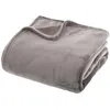 Image de Grand plaid en flanelle uni - 230x180 -