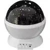 Image de Veilleuse projecteur rotative star gris