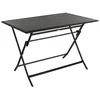 Image de Table de jardin rectangulaire azua 4 places graphite - hespéride