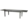 Image de Table extensible rectangulaire alu piazza 10 12 places graphite - hespéride