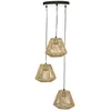 Image de 3 suspensions en corde jily - beige
