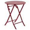 Image de Table de jardin ronde greensboro ø 60 cm groseille - hespéride
