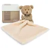 Image de Doudou ours mouchoir boite fleur