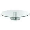Image de Plateau tournant - lily cook - verre et inox - transparent