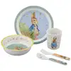 Image de Coffret repas pierre lapin vert (5 pièces)