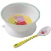 Image de Bol ventouse avec cuillère peppa pig