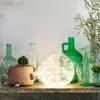 Image de Bocal en verre avec 200 micro led blanc pur, déco lumineuse à poser