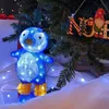 Image de Pingouin acrylique lumineux déco de noël