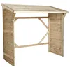 Image de Abri buches bois 221x114,5x203cm