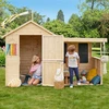 Image de Cabane en bois avec préau sarah