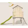 Image de Cabane en bois sur pilotis avec toboggan