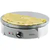 Image de Crêpière fonte 2700w 40cm inox casselin ccr40e