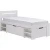 Image de Lit rangement enfant - blanc - 90 x 200 cm