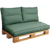Image de Dossier coussin palette vert fougère