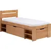 Image de Lit enfant- bois naturel - 90 x 200 cm